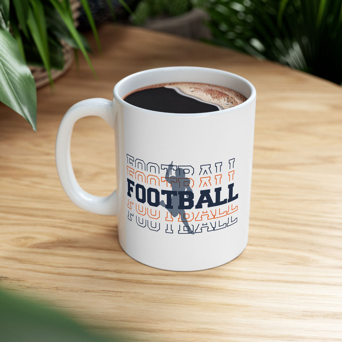 Game Day Football Ceramic Mug
