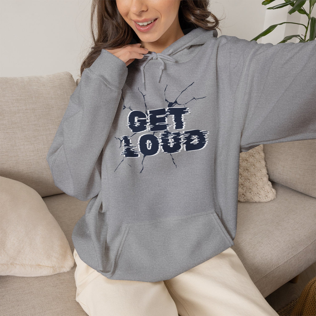 Get Loud Motivational Hoodie