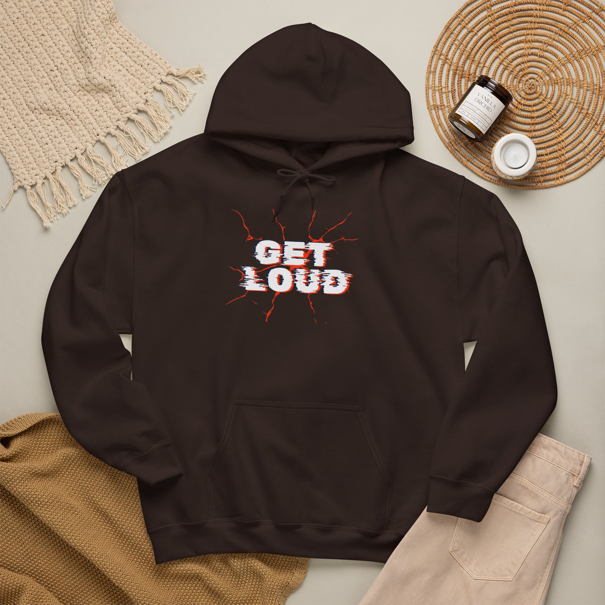 Get Loud Motivational Hoodie