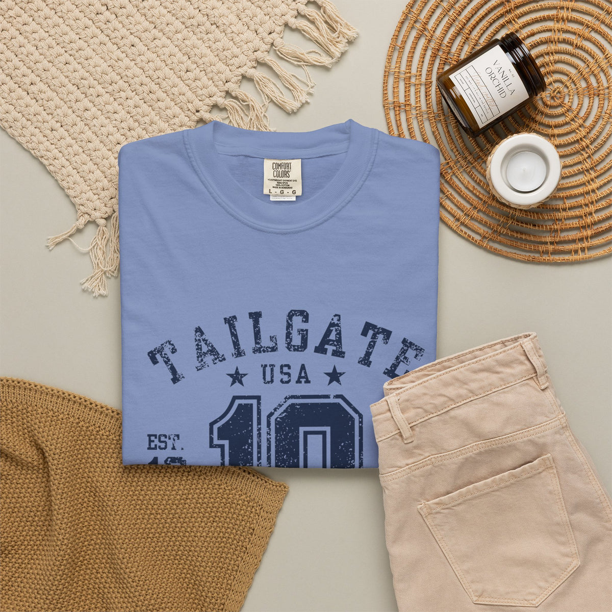 Tailgate Captain Vintage Varsity T-Shirt