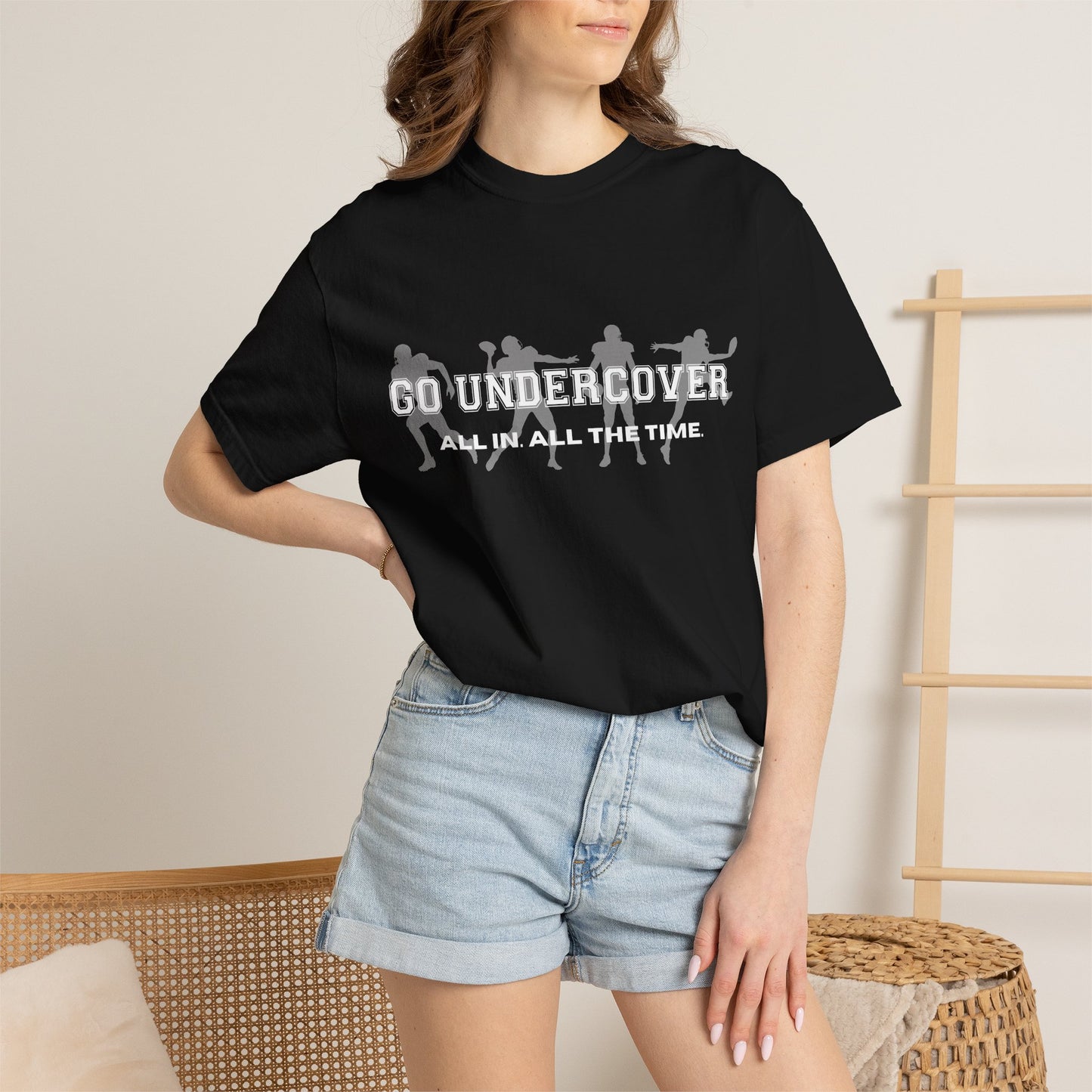 Go Undercover "All In All The Time" Comfort Colors Crew Tshirt