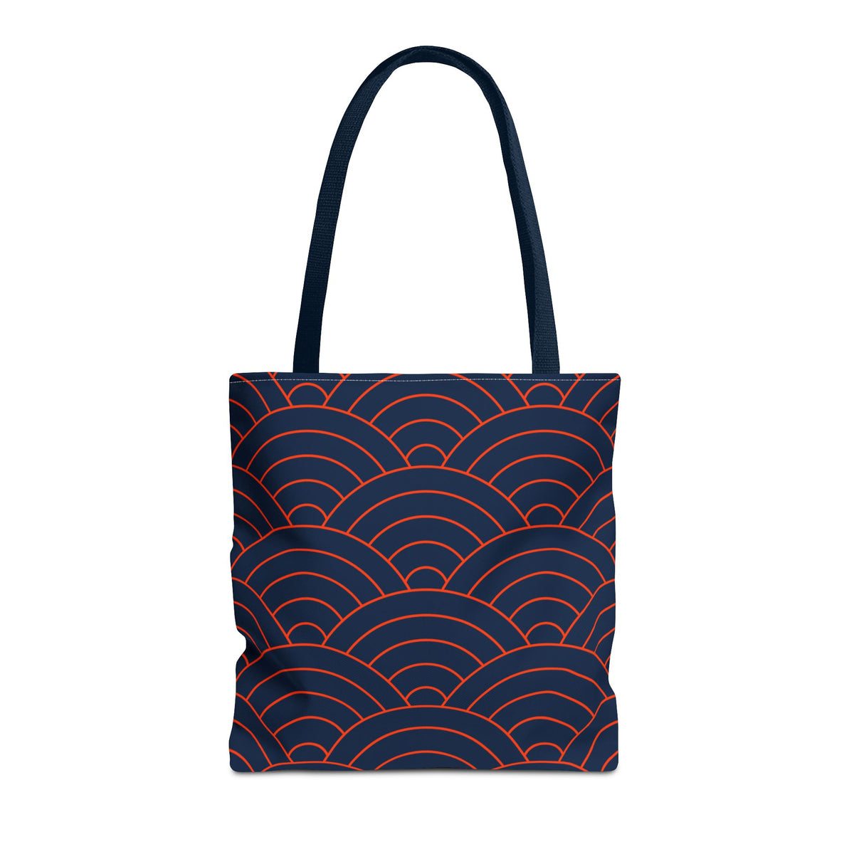Japanese Seigaiha Wave Pattern Tote Bag