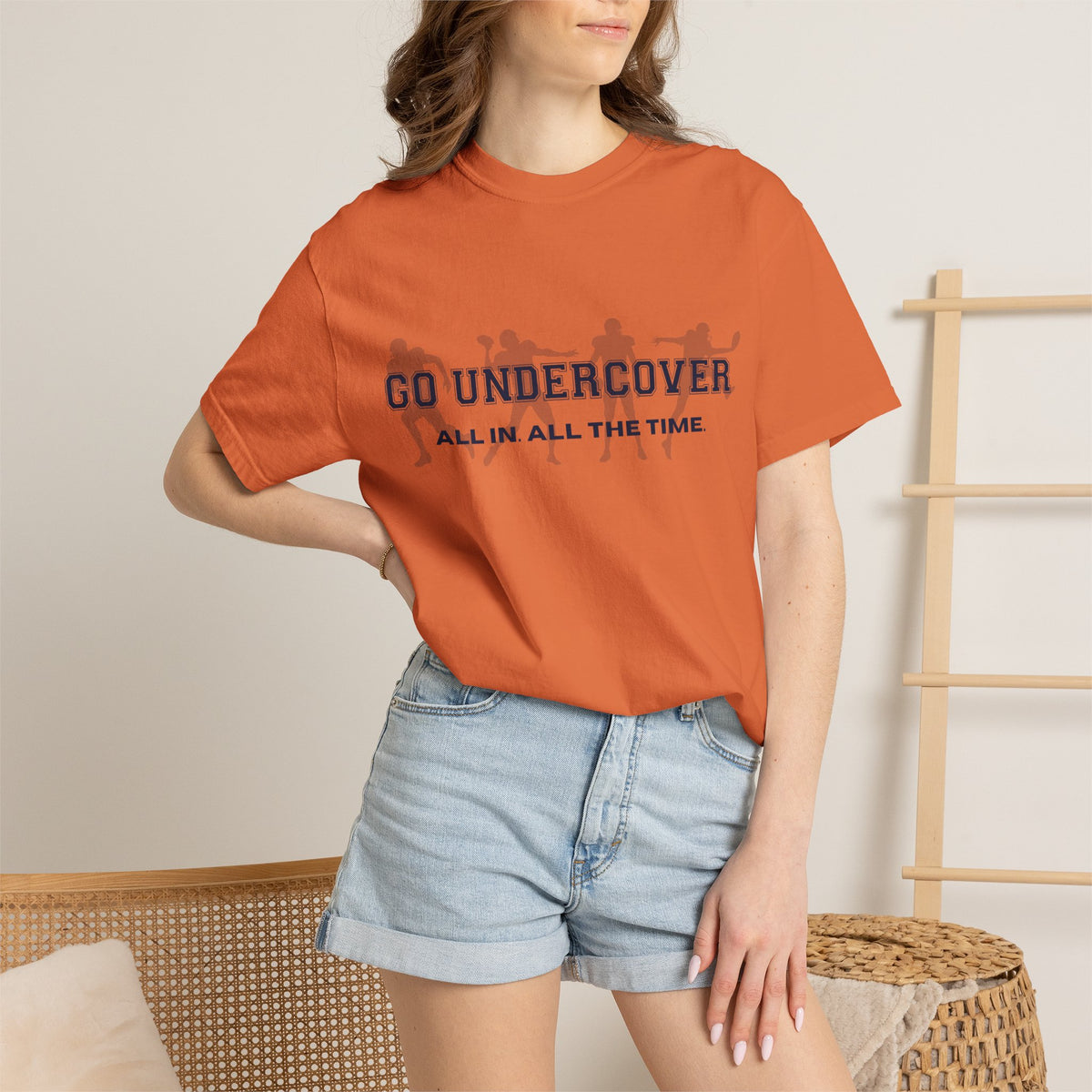 Go Undercover "All In All The Time" Comfort Colors Crew Tshirt