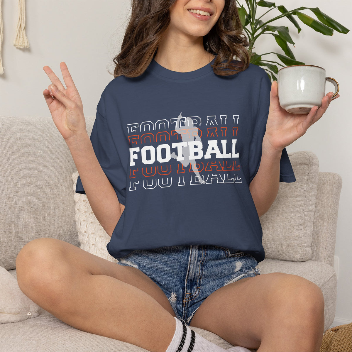 Football Game Day Graphic T-Shirt