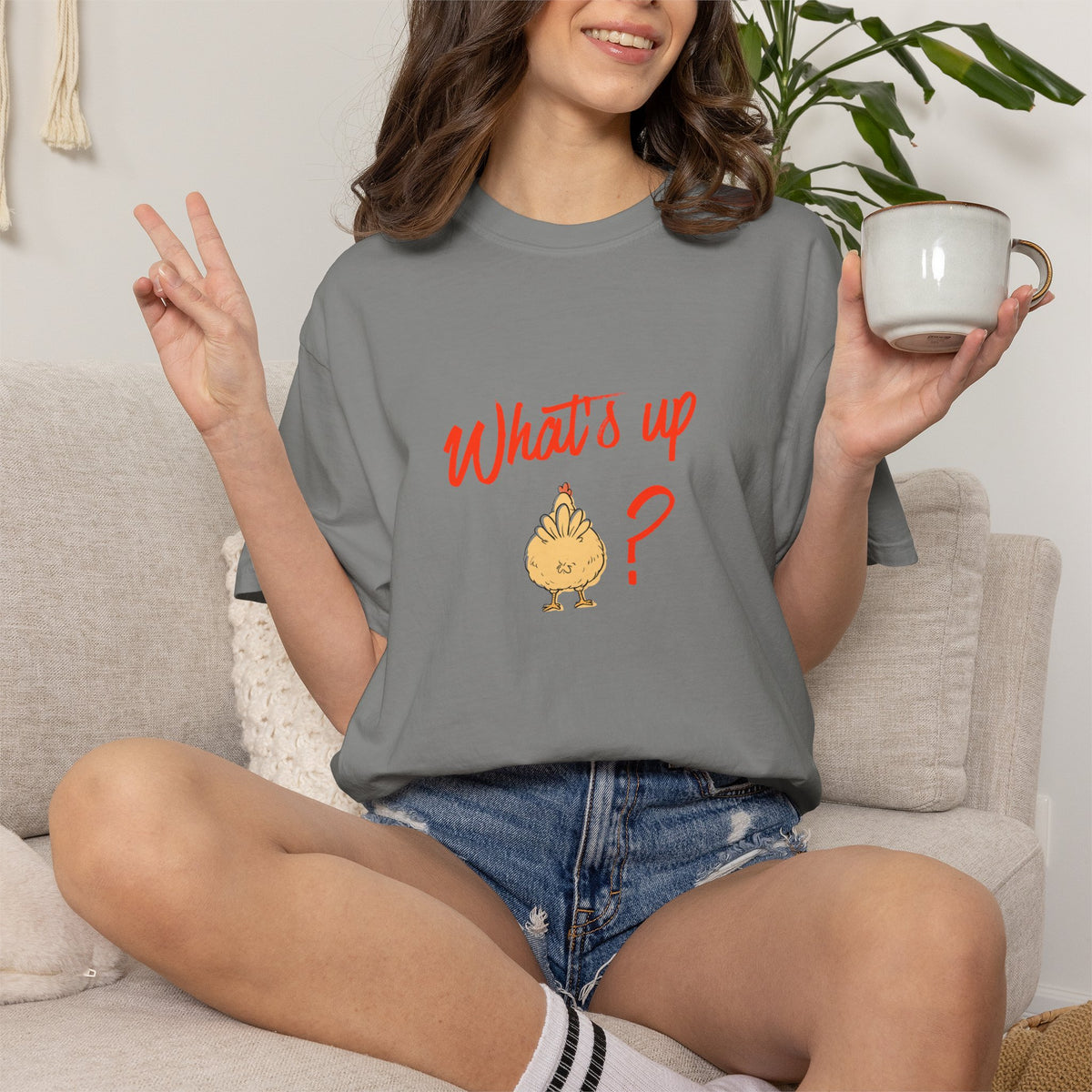 What's Up Chicken Butt T-Shirt
