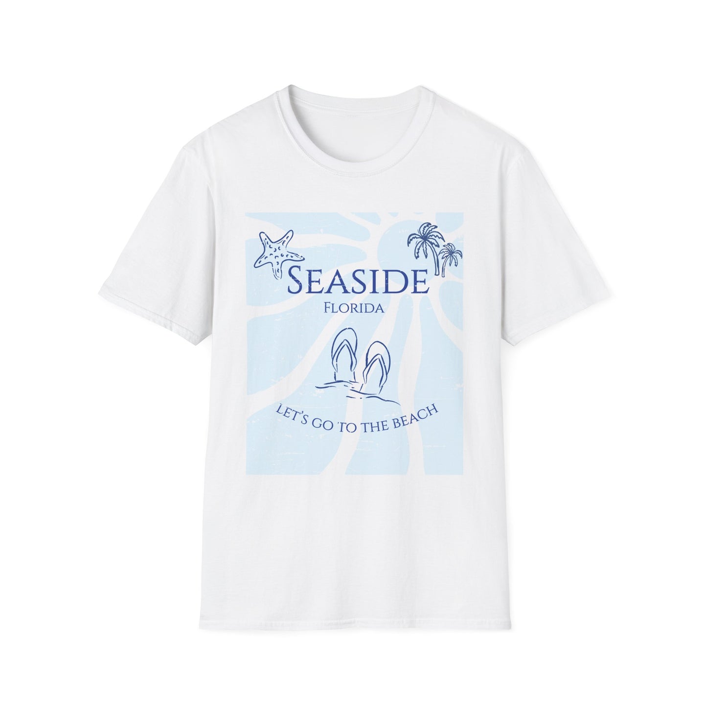 Seaside Florida Graphic T-Shirt — "Let's Go to the Beach" Coastal Tee