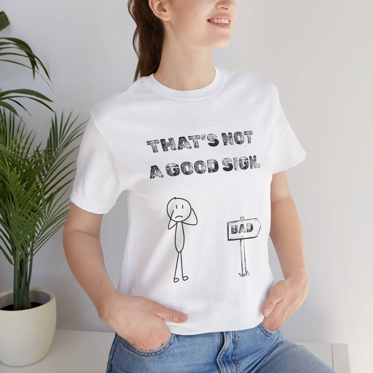 That's Not a Good Sign Heather T-shirt