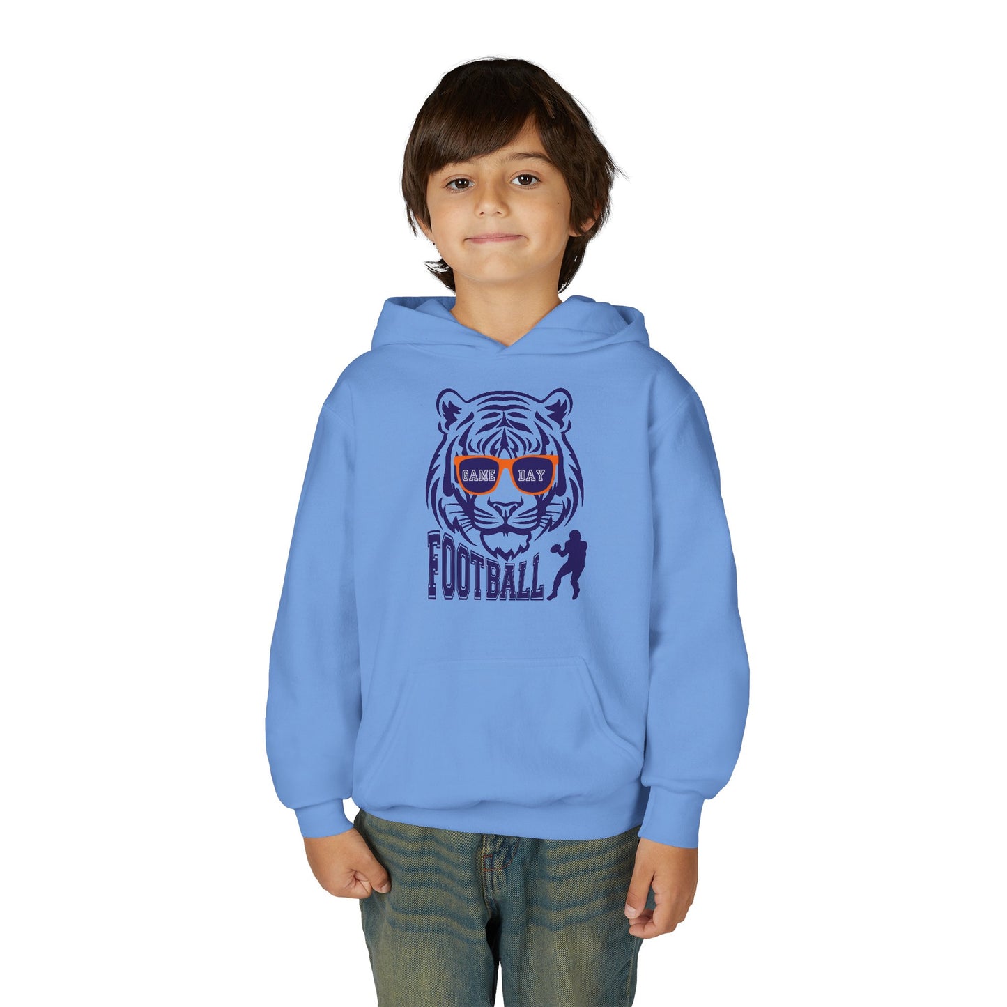 Youth Football Tiger Hoodie