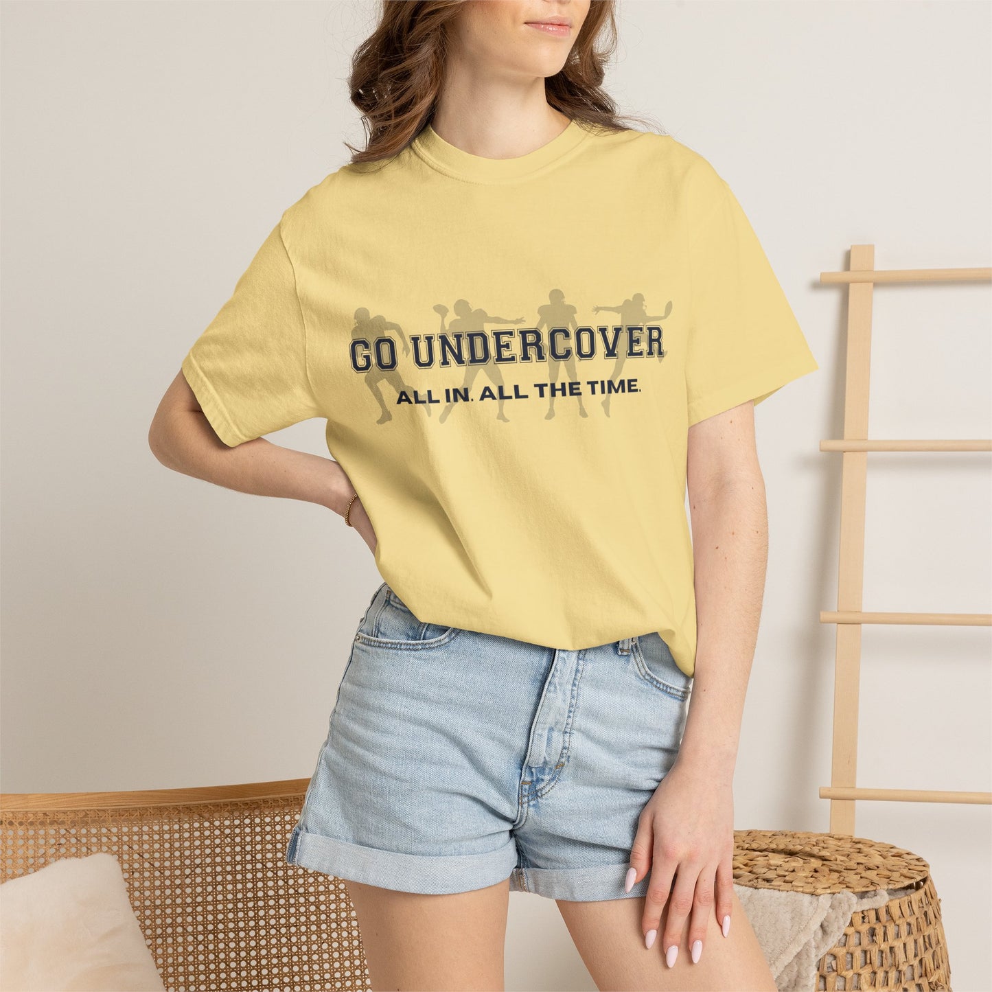 Go Undercover "All In All The Time" Comfort Colors Crew Tshirt