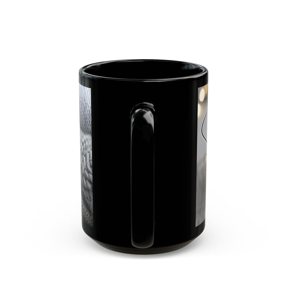 Cozy Sweater Weather Black Mug (11oz & 15oz)