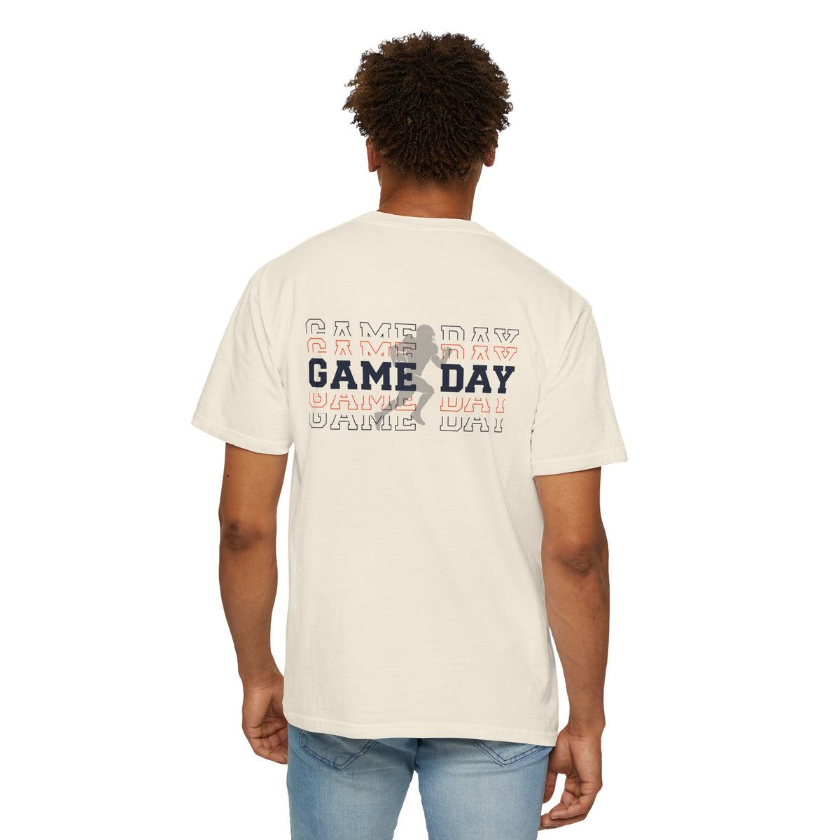 Game Day Football T-Shirt -'FOOTBALL' Front & 'GAME DAY' Back