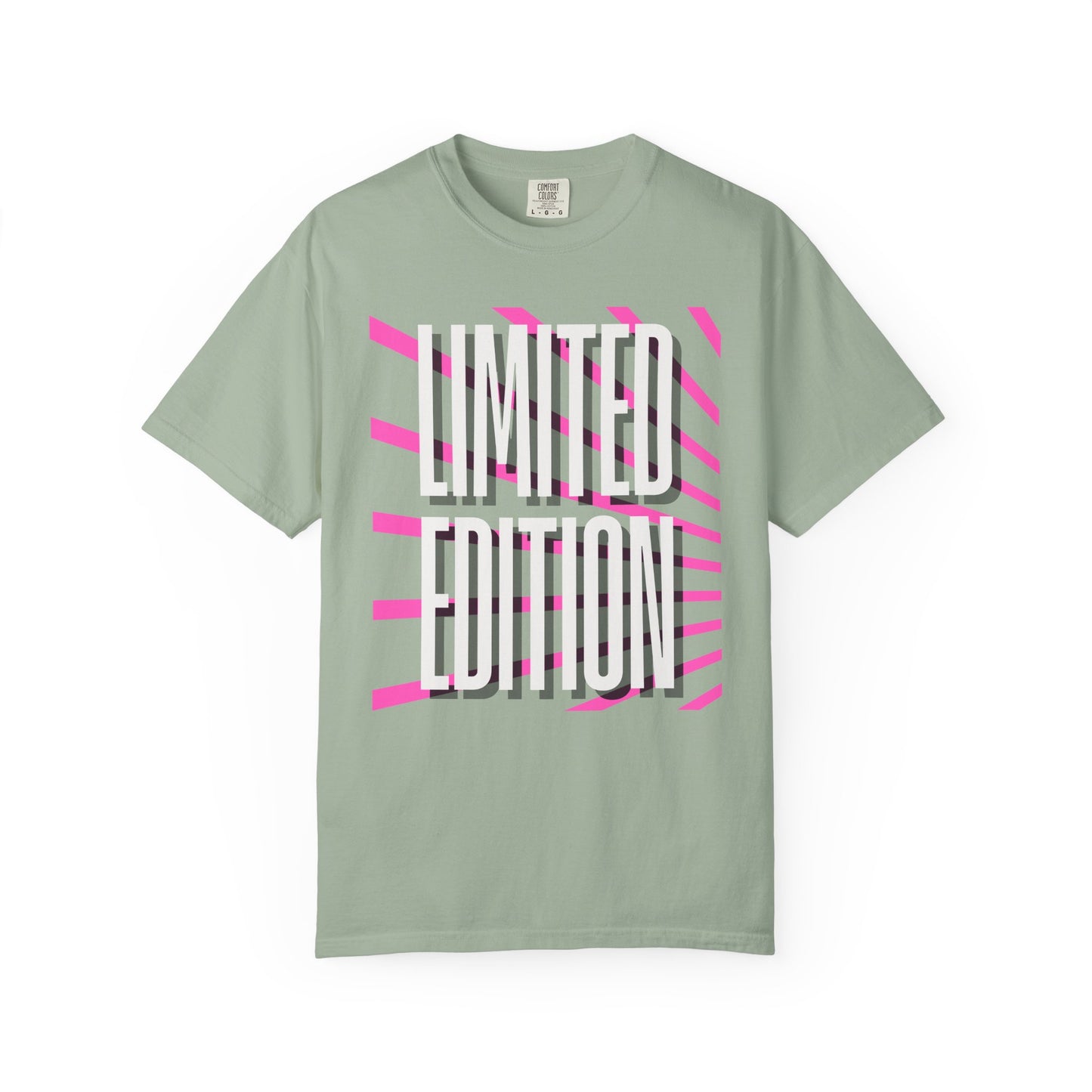 Limited Edition T-Shirt — Retro Pink Stripe Graphic