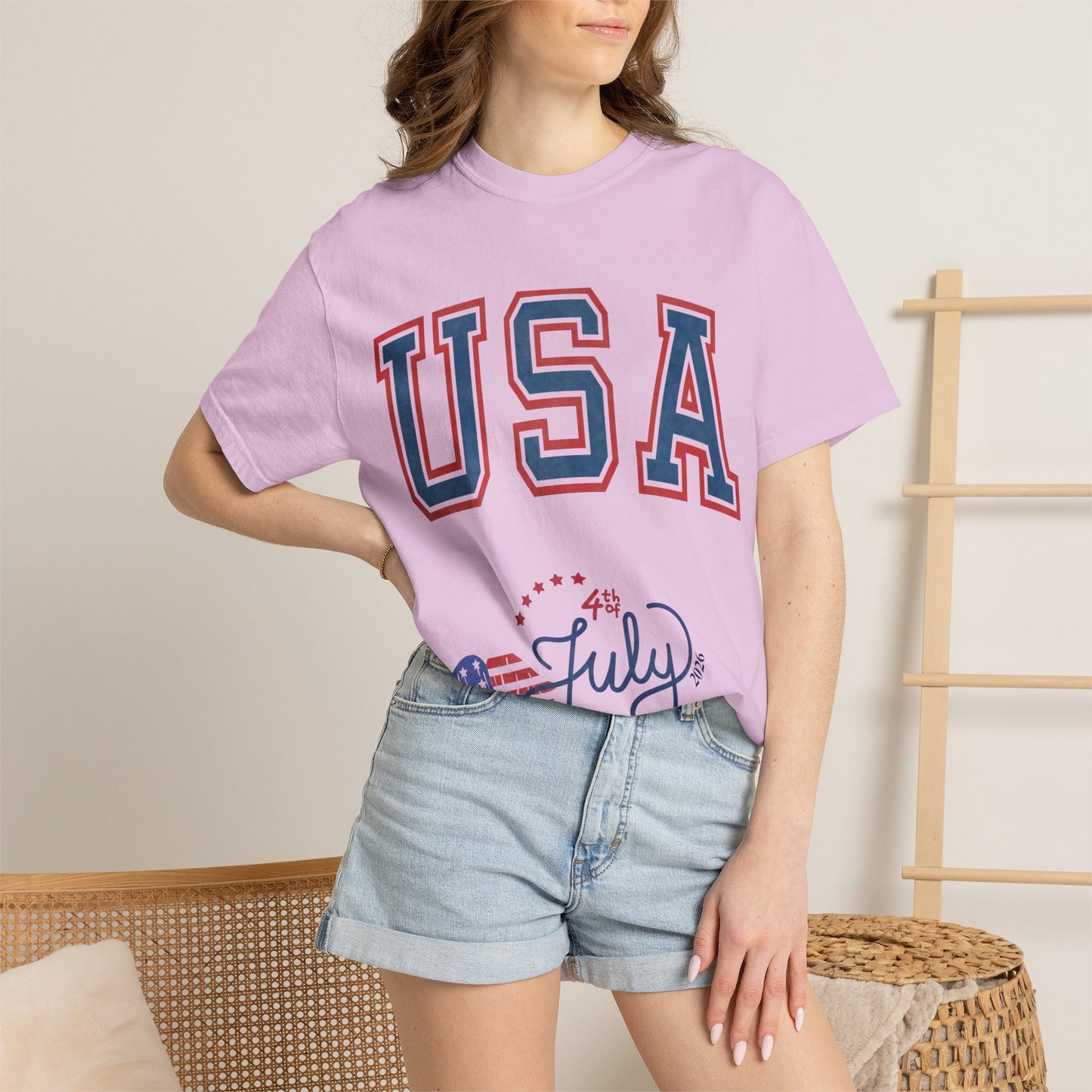 Fourth of July Faded T-Shirt — Vintage Independence Day Tee