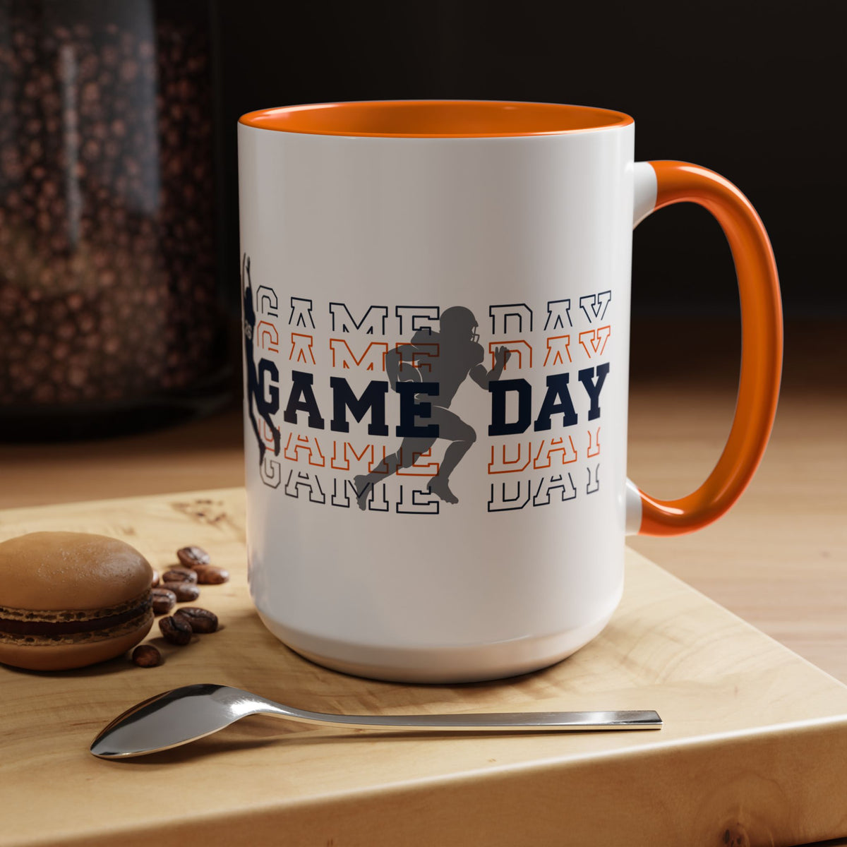 Game Day Football Accent Coffee Mug