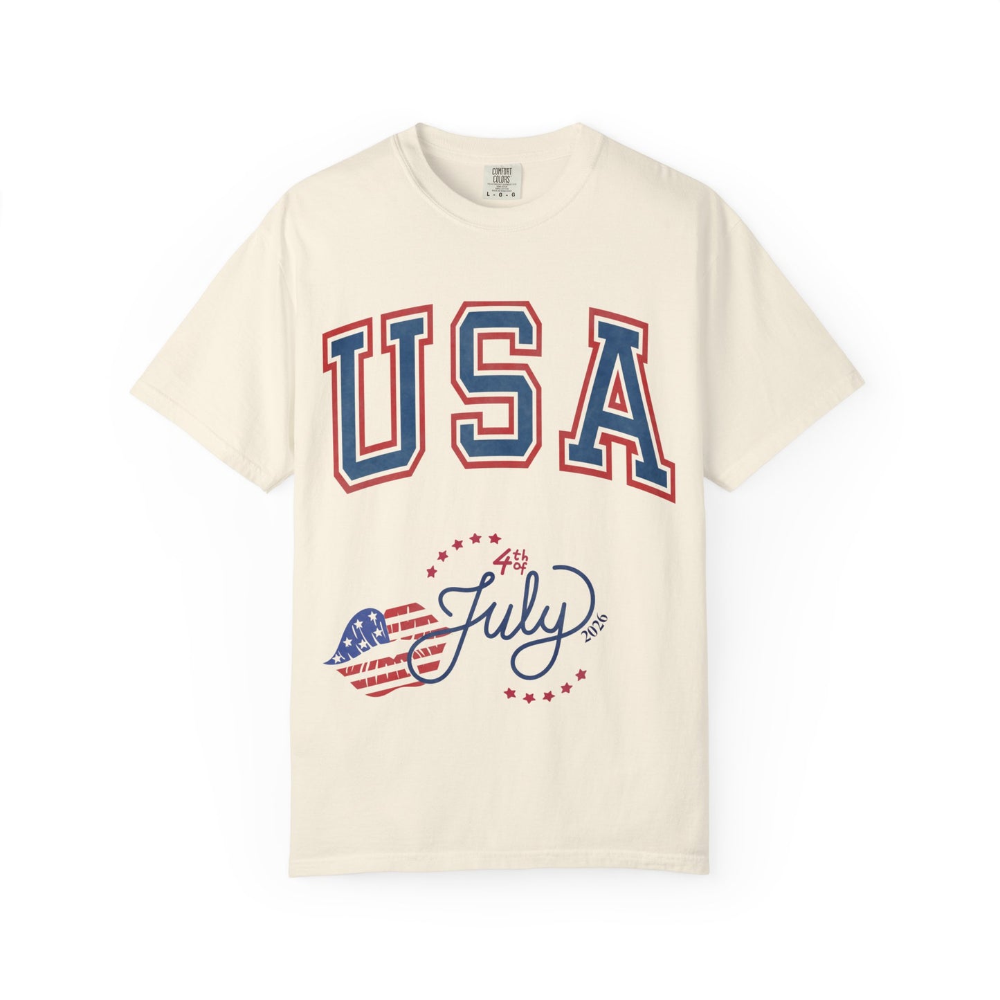 Fourth of July Faded T-Shirt — Vintage Independence Day Tee
