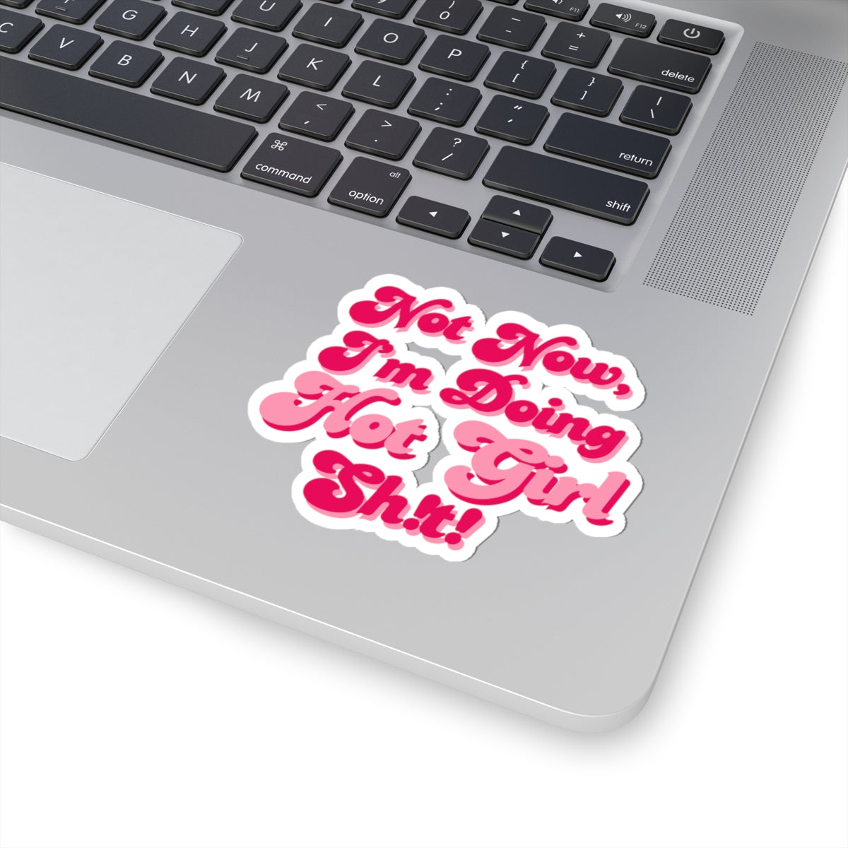 Sticker -"Not Now I'm Doing Hot Girl Sh!t" / Bold Bubble Colorful Kiss-Cut Sticker