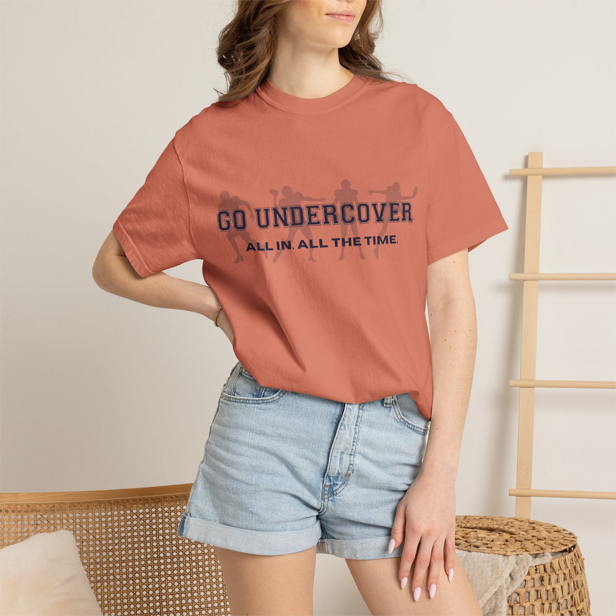 Go Undercover "All In All The Time" Comfort Colors Crew Tshirt