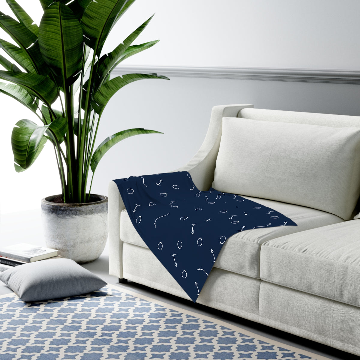 Navy Football Plays Baby Swaddle Blanket