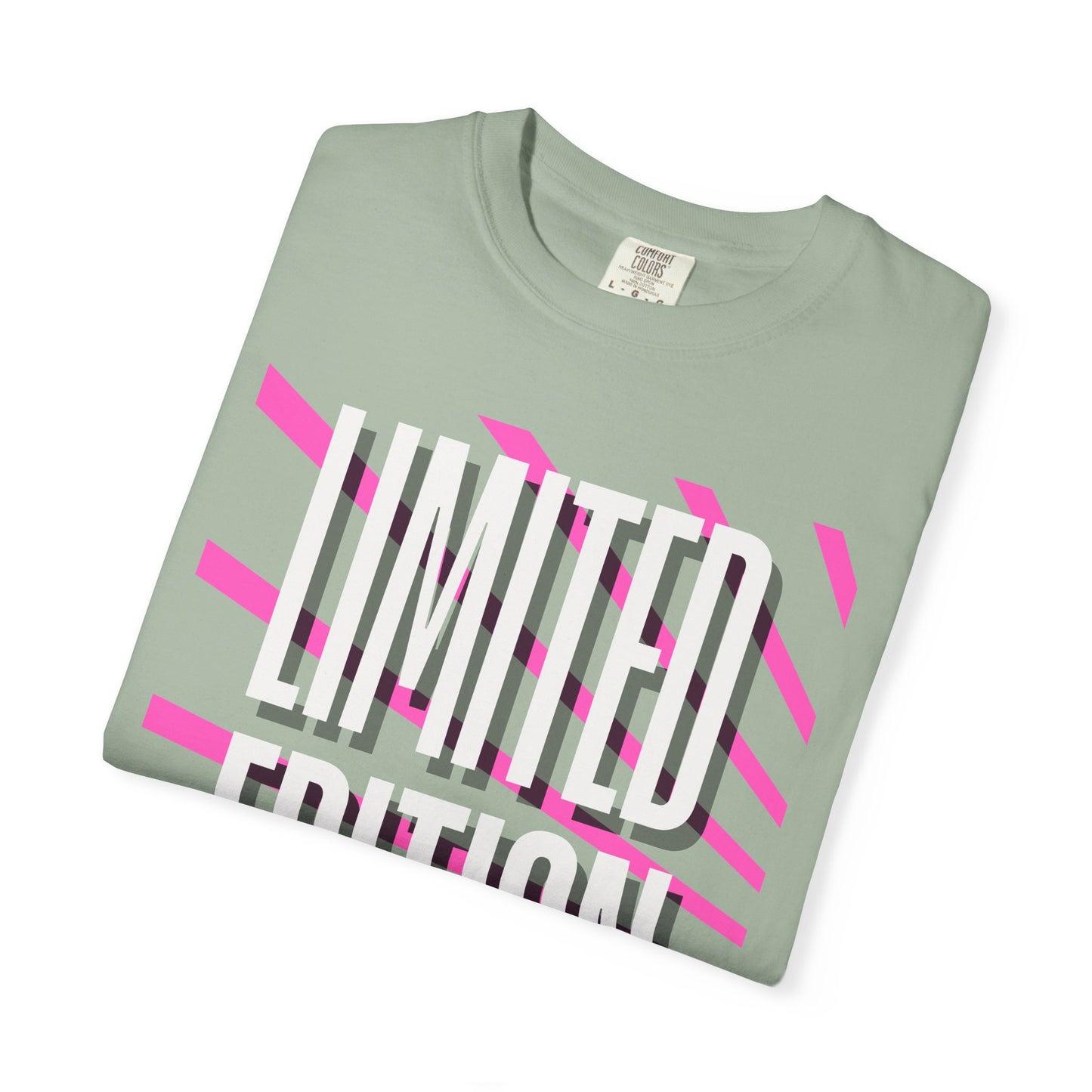 Limited Edition T-Shirt — Retro Pink Stripe Graphic