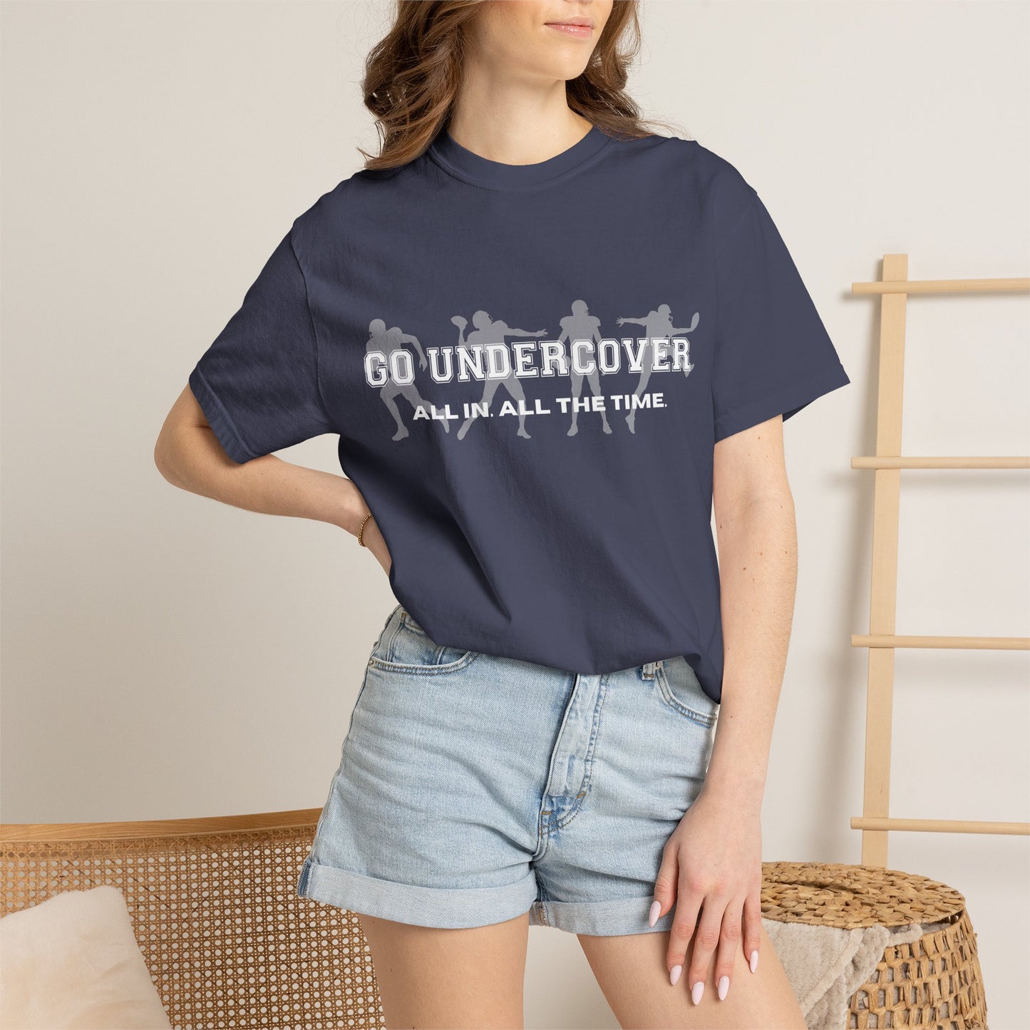 Go Undercover "All In All The Time" Comfort Colors Crew Tshirt