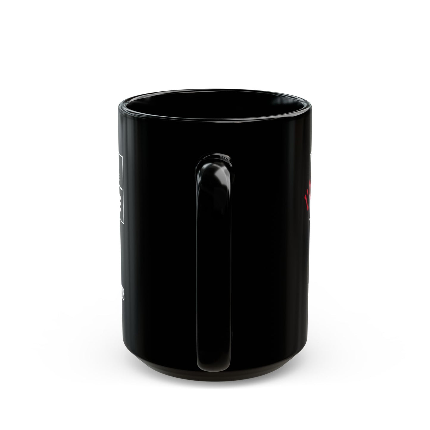 "Fragile, Not Like a Flower, Like a Bomb" Black Ceramic Mug (11oz & 15oz)