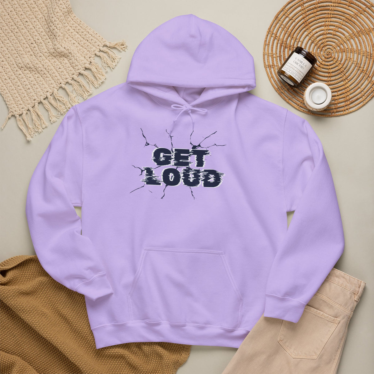Get Loud Motivational Hoodie