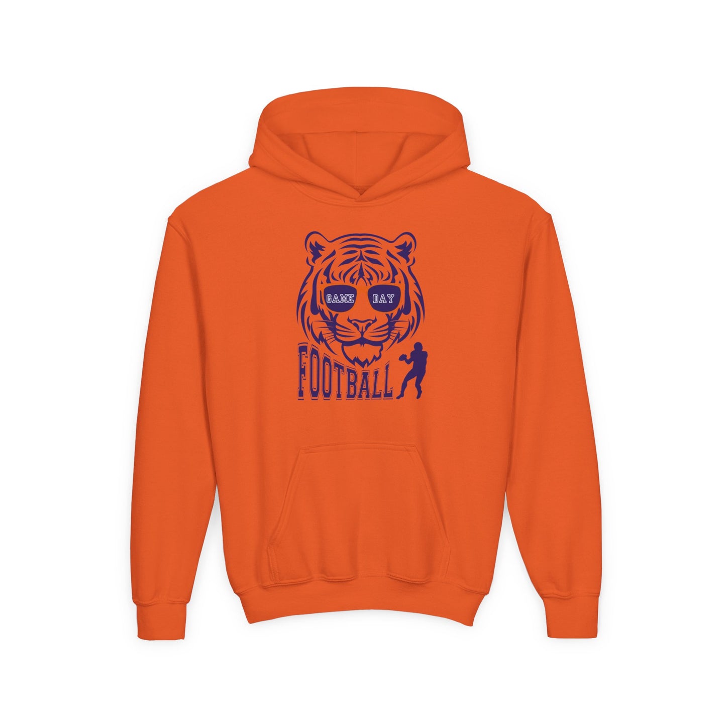 Youth Football Tiger Hoodie