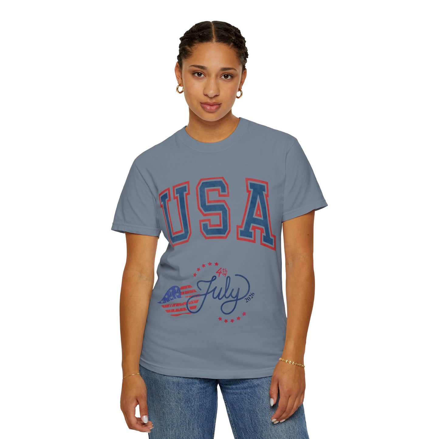 Fourth of July Faded T-Shirt — Vintage Independence Day Tee