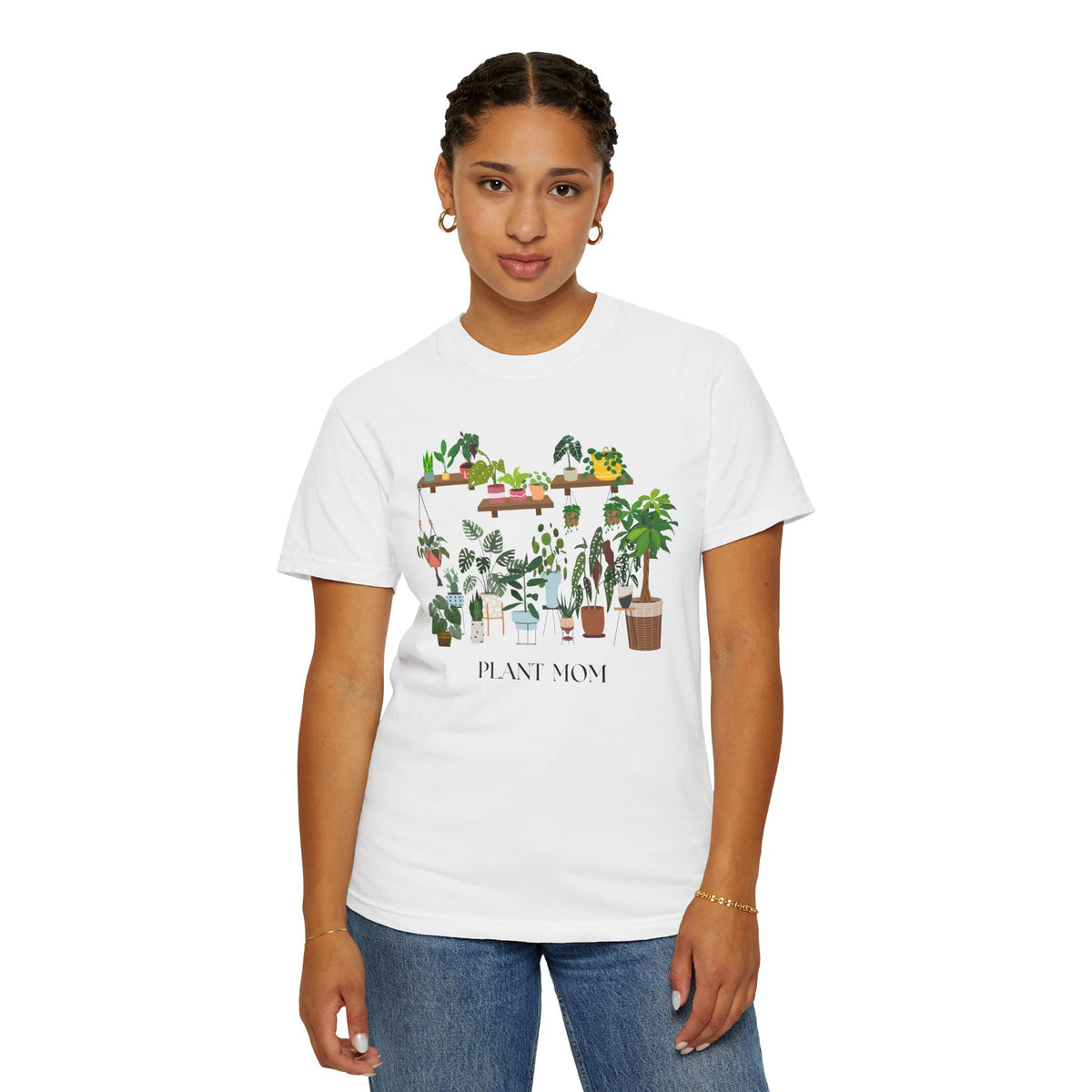 Plant Mom Botanical Houseplant T-Shirt