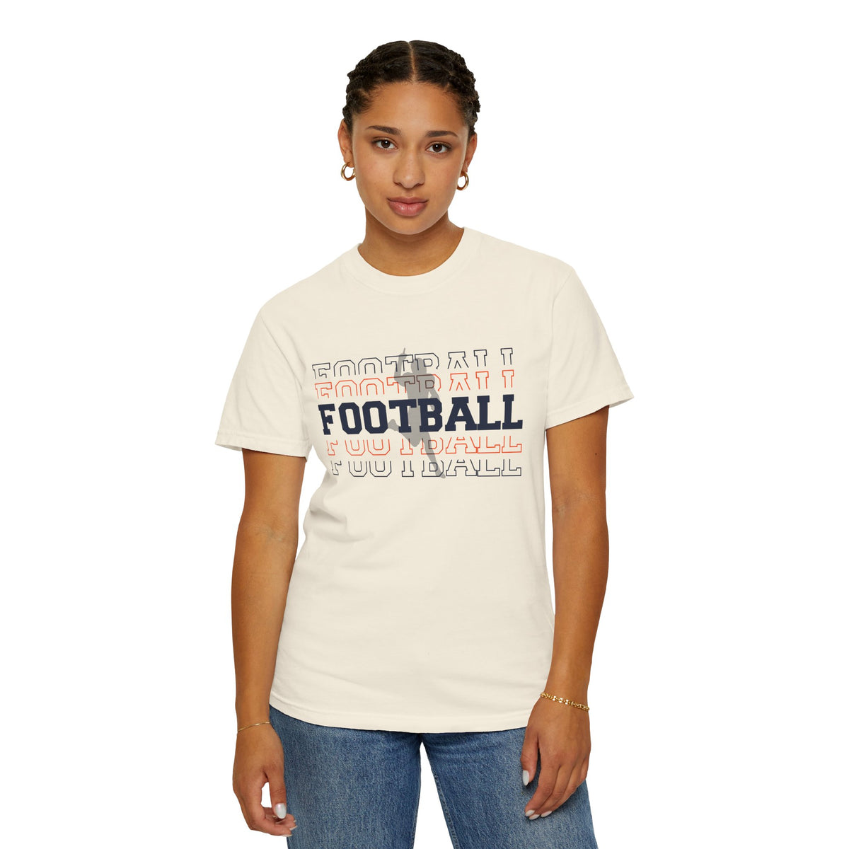 Game Day Football T-Shirt -'FOOTBALL' Front & 'GAME DAY' Back
