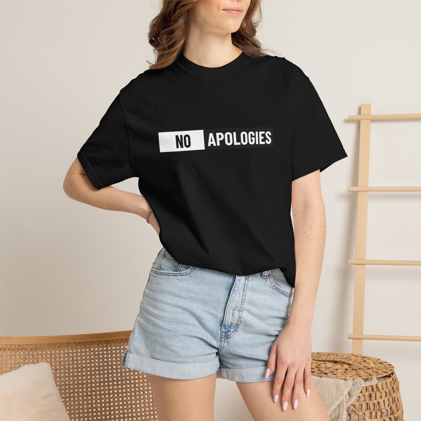 "No Apologies" Graphic Tee