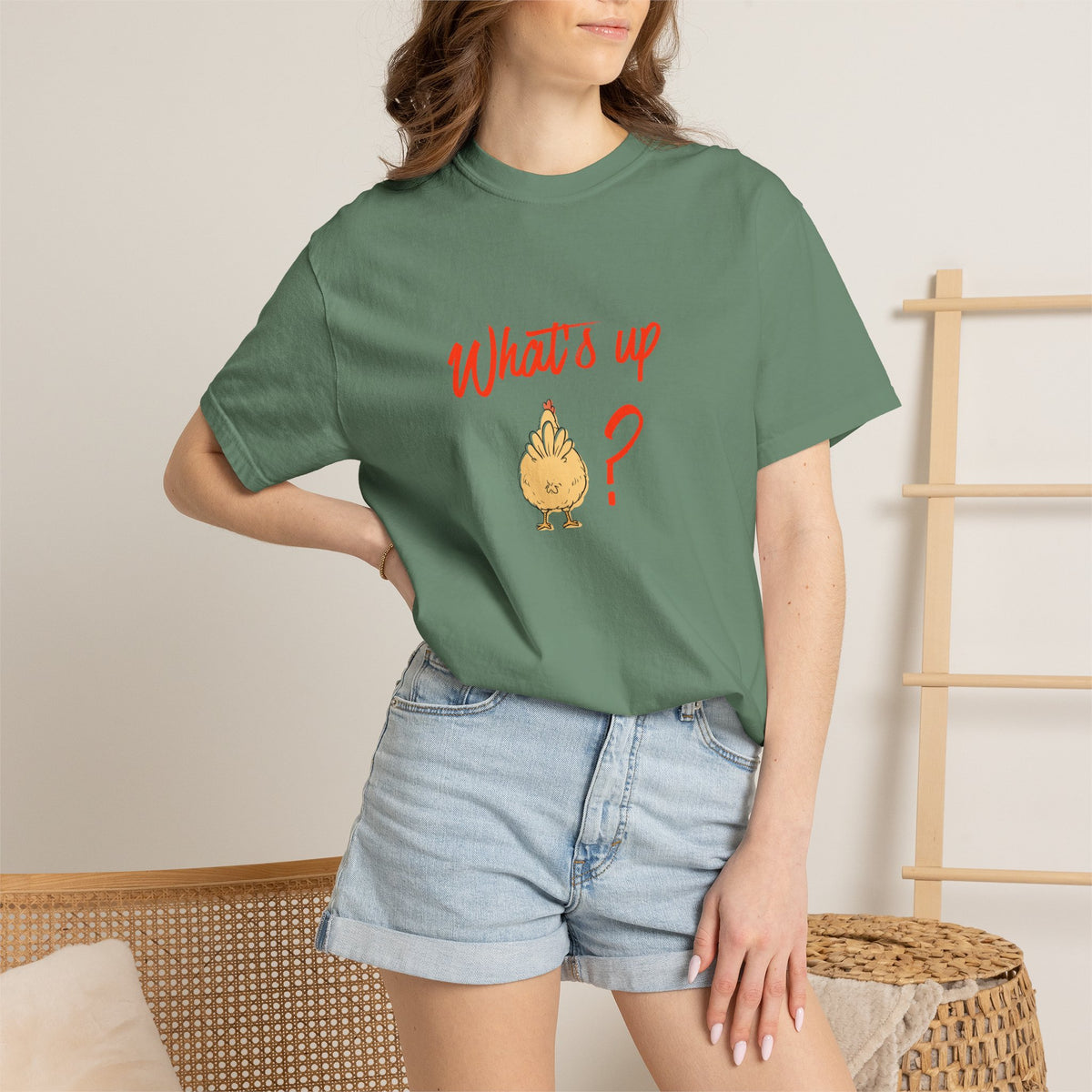 What's Up Chicken Butt T-Shirt