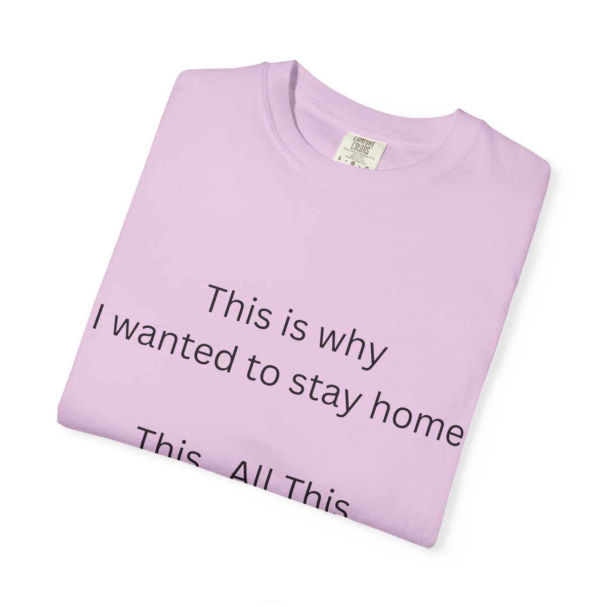 This is Why I Wanted to Stay Home T-shirt