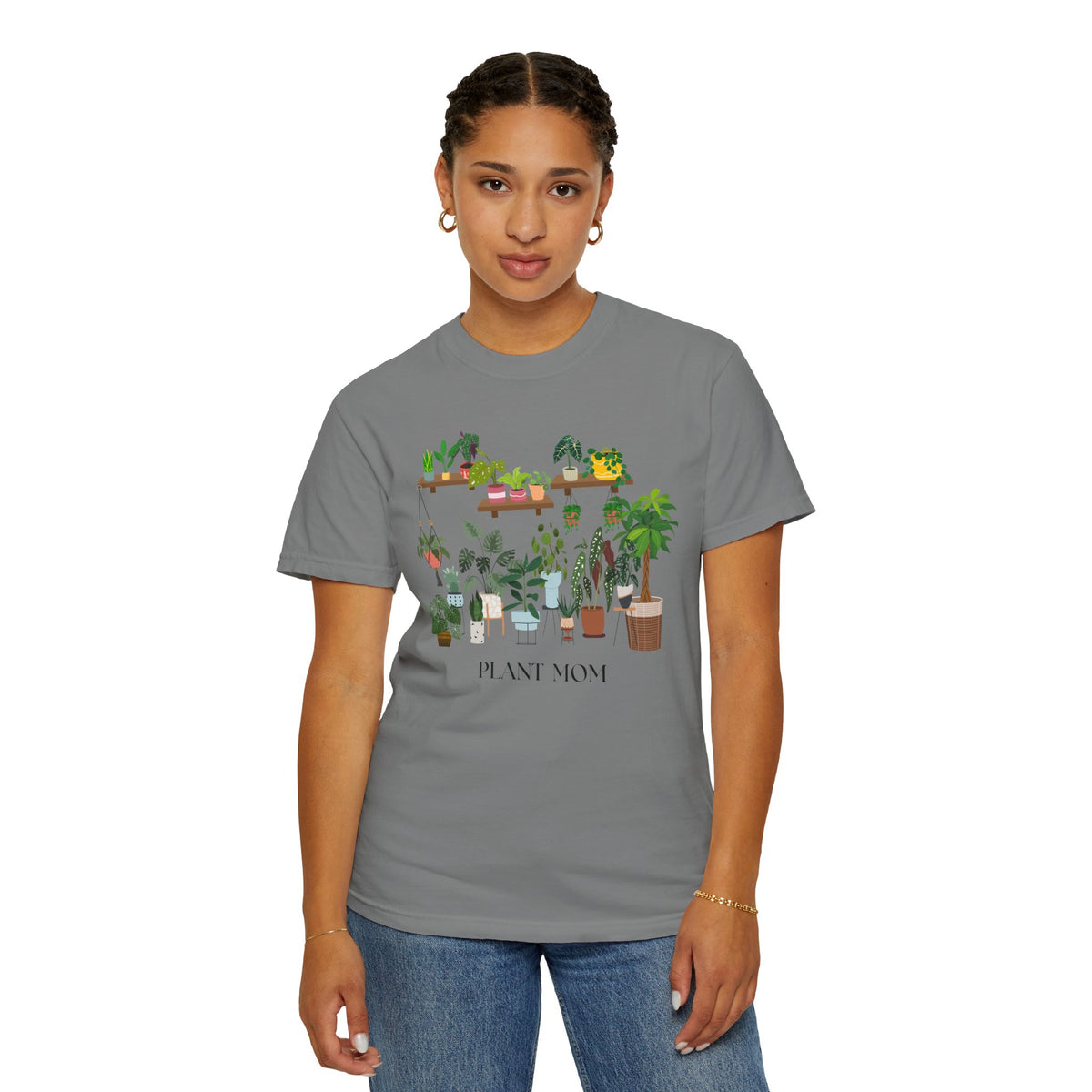 Plant Mom Botanical Houseplant T-Shirt