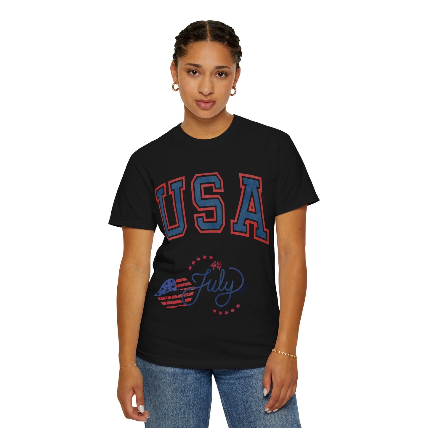 Fourth of July Faded T-Shirt — Vintage Independence Day Tee