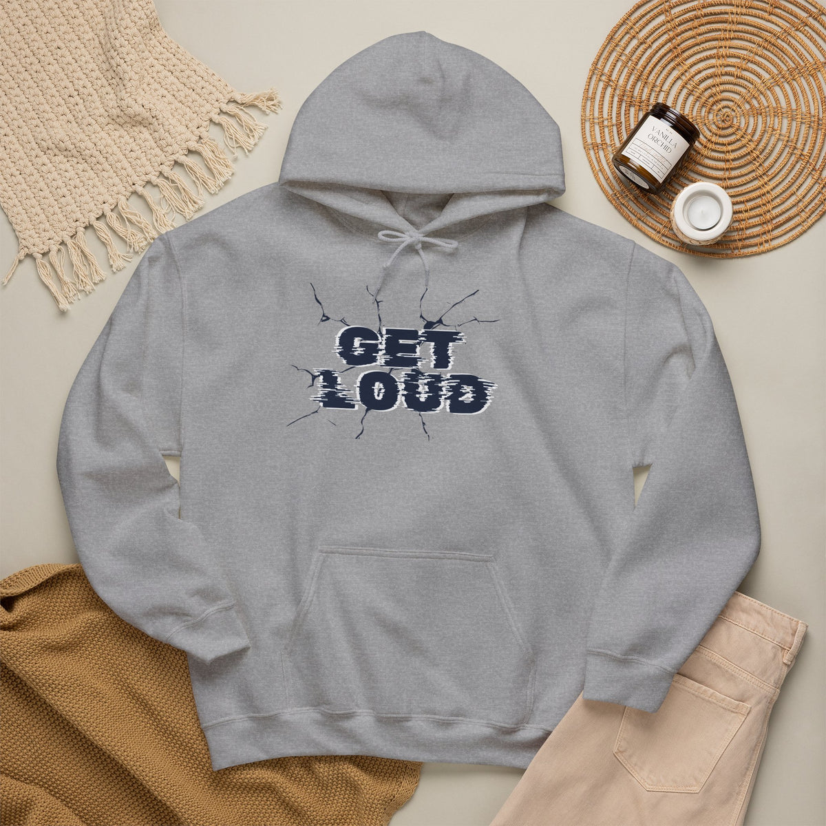 Get Loud Motivational Hoodie