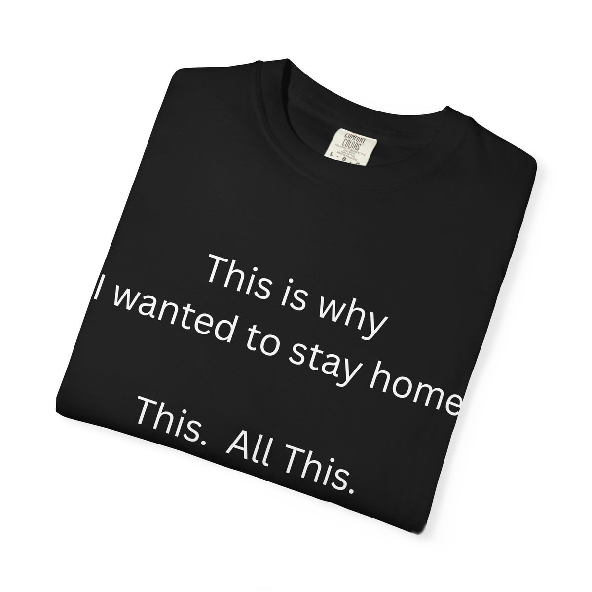 This is Why I Wanted to Stay Home T-shirt