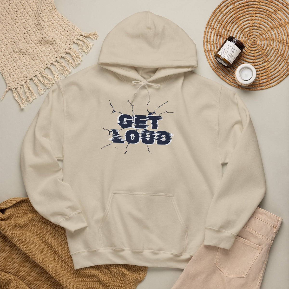 Get Loud Motivational Hoodie
