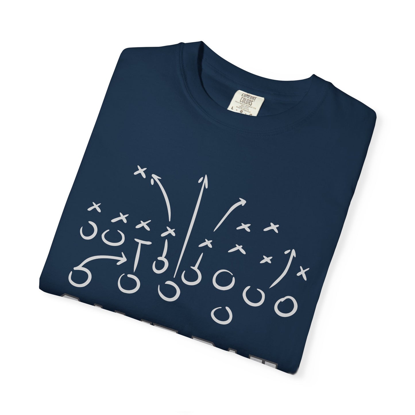 Game Day Football T-Shirt — 'Game Day Plays' Comfort Colors Tee