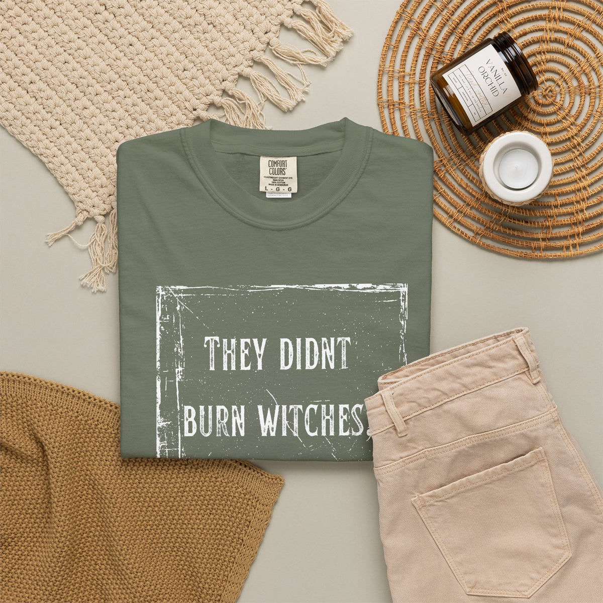 They Didn’t Burn Witches, They Burned Women T-Shirt