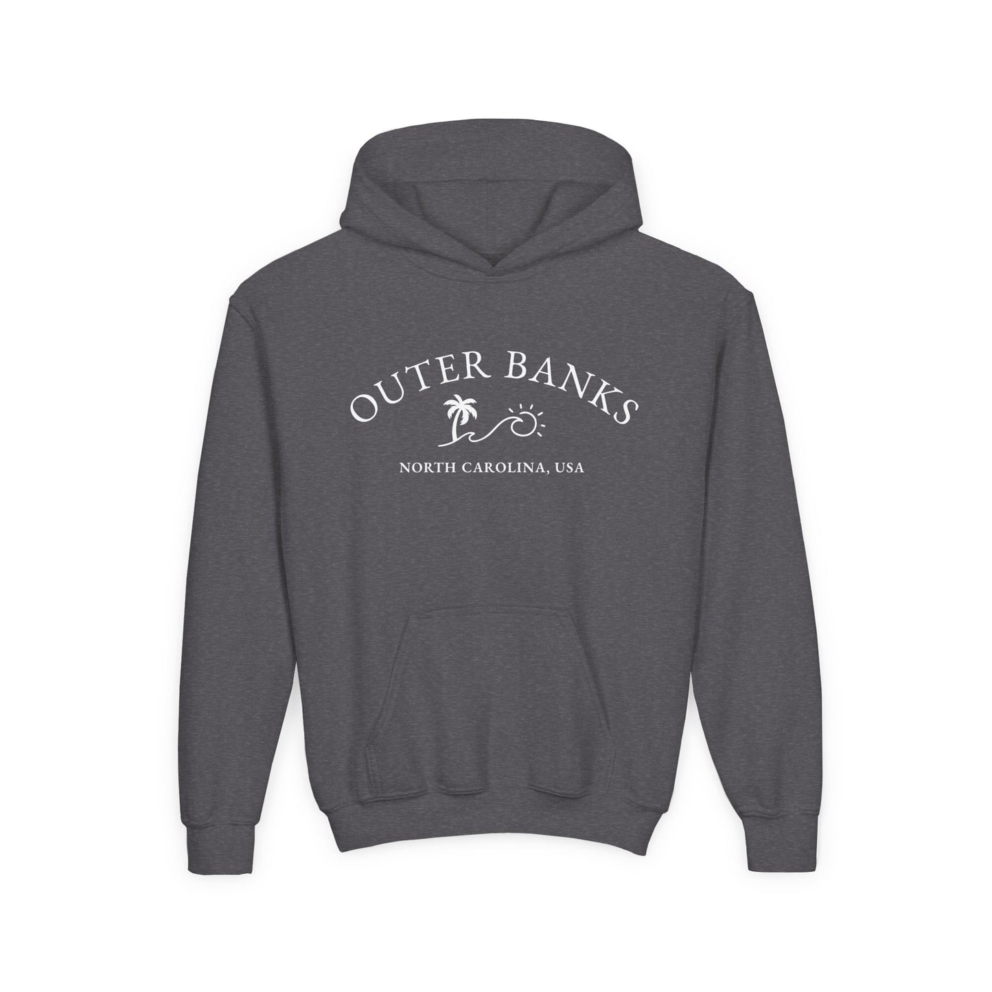Outer Banks Youth Hoodie - Beach & Surf Club Sweatshirt for Kids, Perfect for Summer, Travel, Gifts, Surfing Lovers, Cozy Wear, coastal