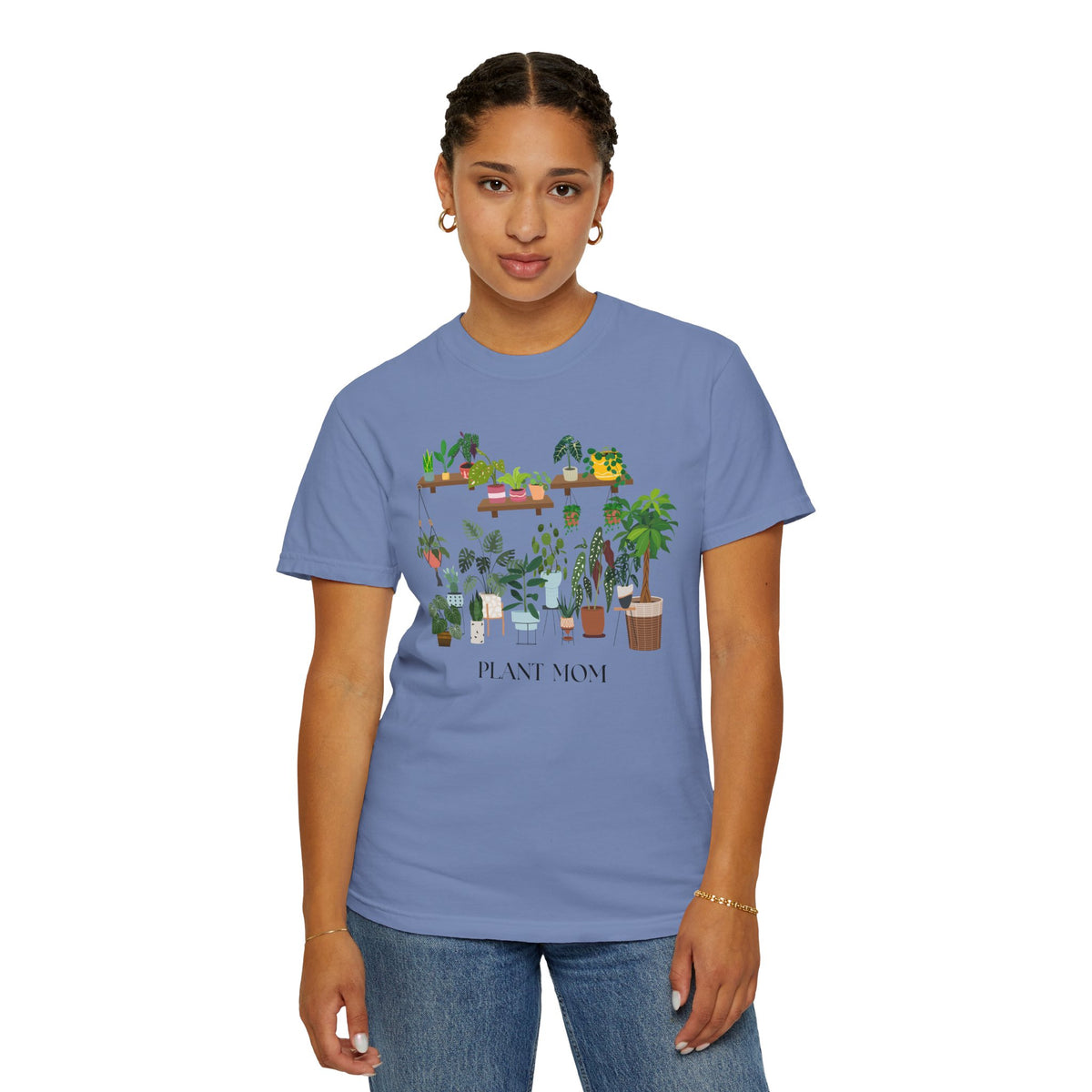 Plant Mom Botanical Houseplant T-Shirt