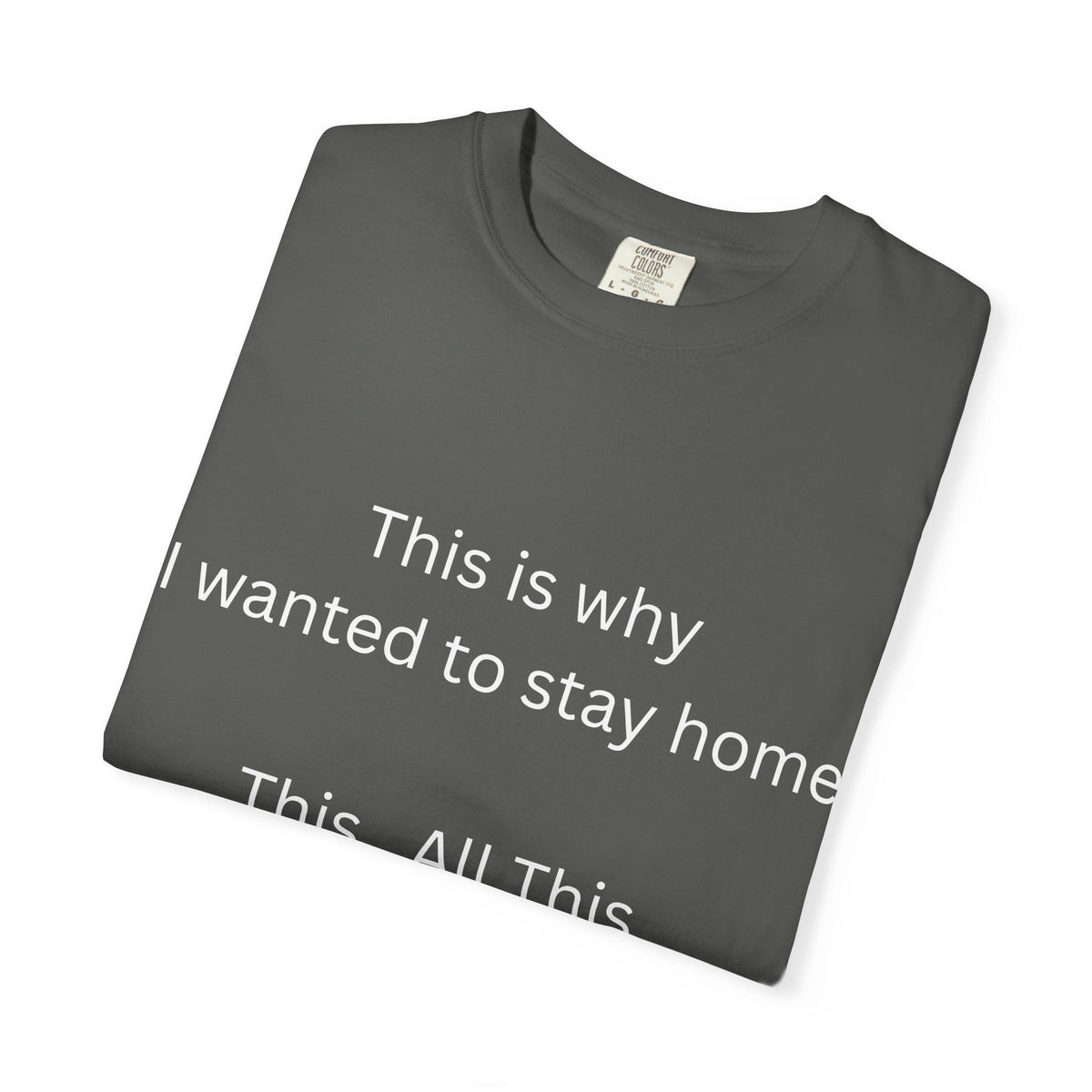 This is Why I Wanted to Stay Home T-shirt