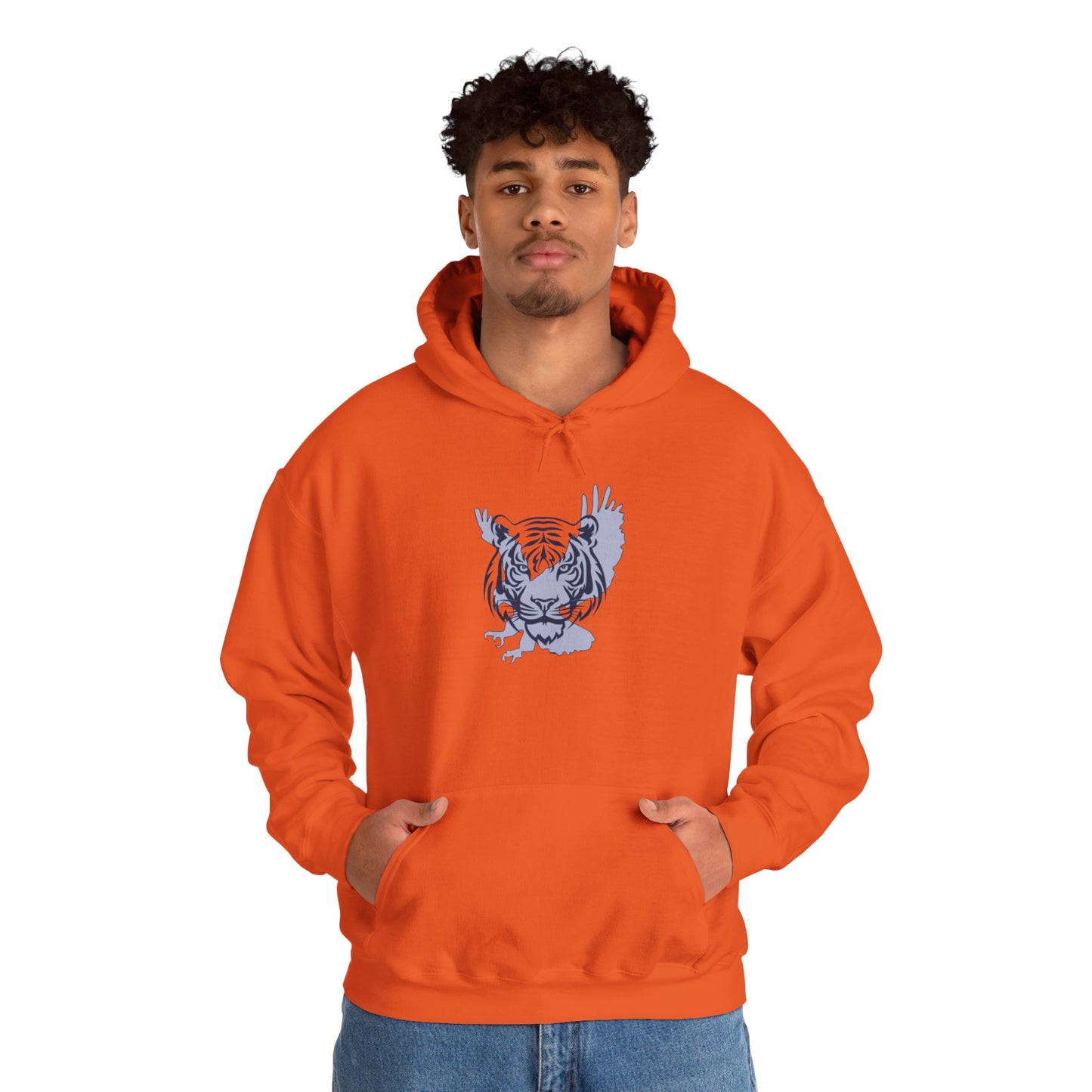 Unique Tiger/Eagle design, Unisex Hoodie, Cozy Sweatshirt, Gift for Auburn fan, Game Day Apparel, Unique Graphic Pullover, Gift for him/her