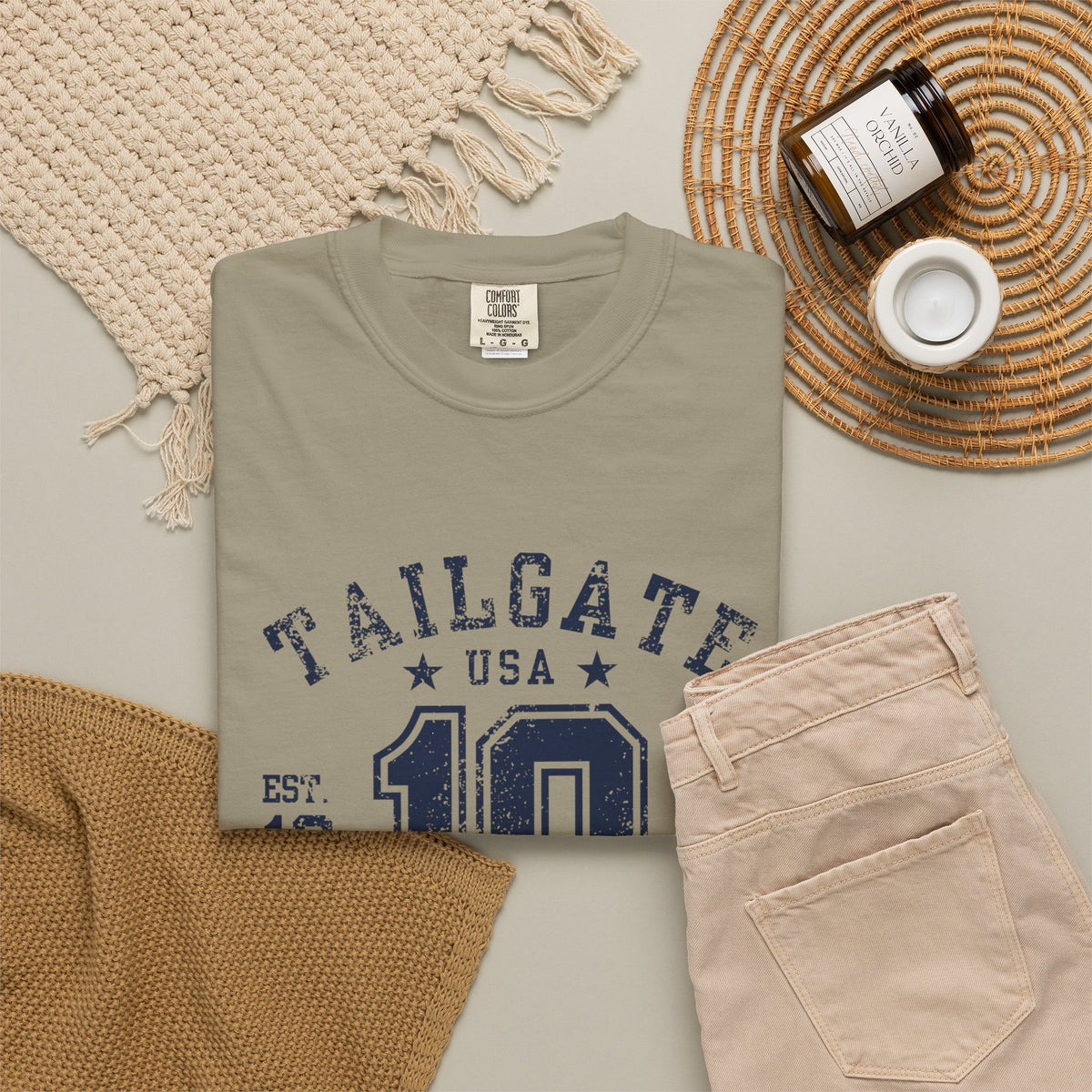 Tailgate Captain Vintage Varsity T-Shirt