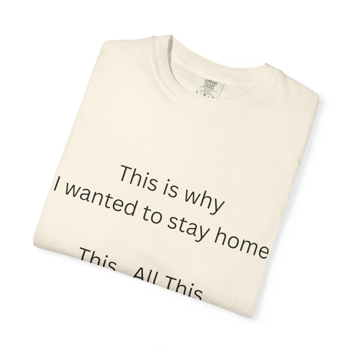 This is Why I Wanted to Stay Home T-shirt