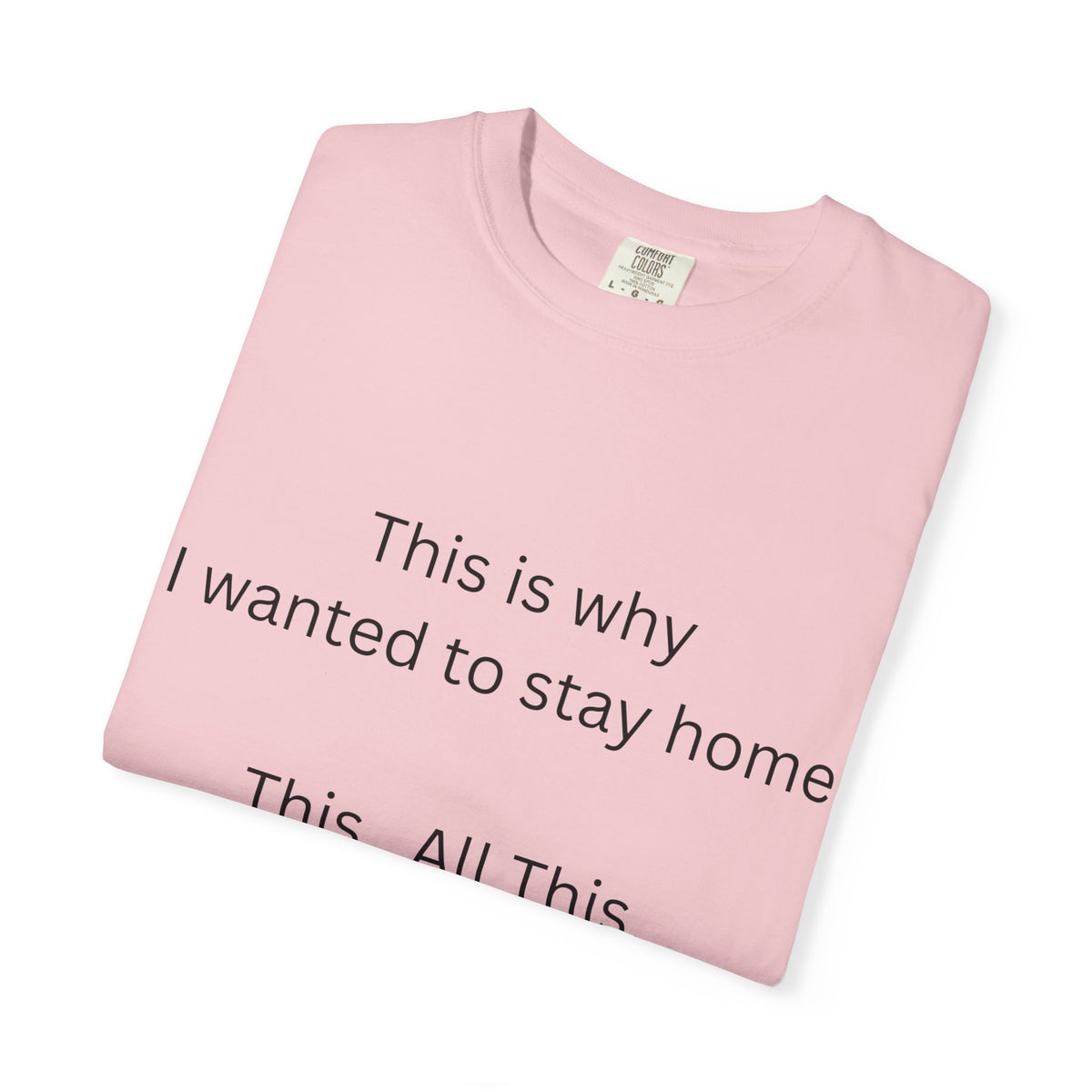 This is Why I Wanted to Stay Home T-shirt