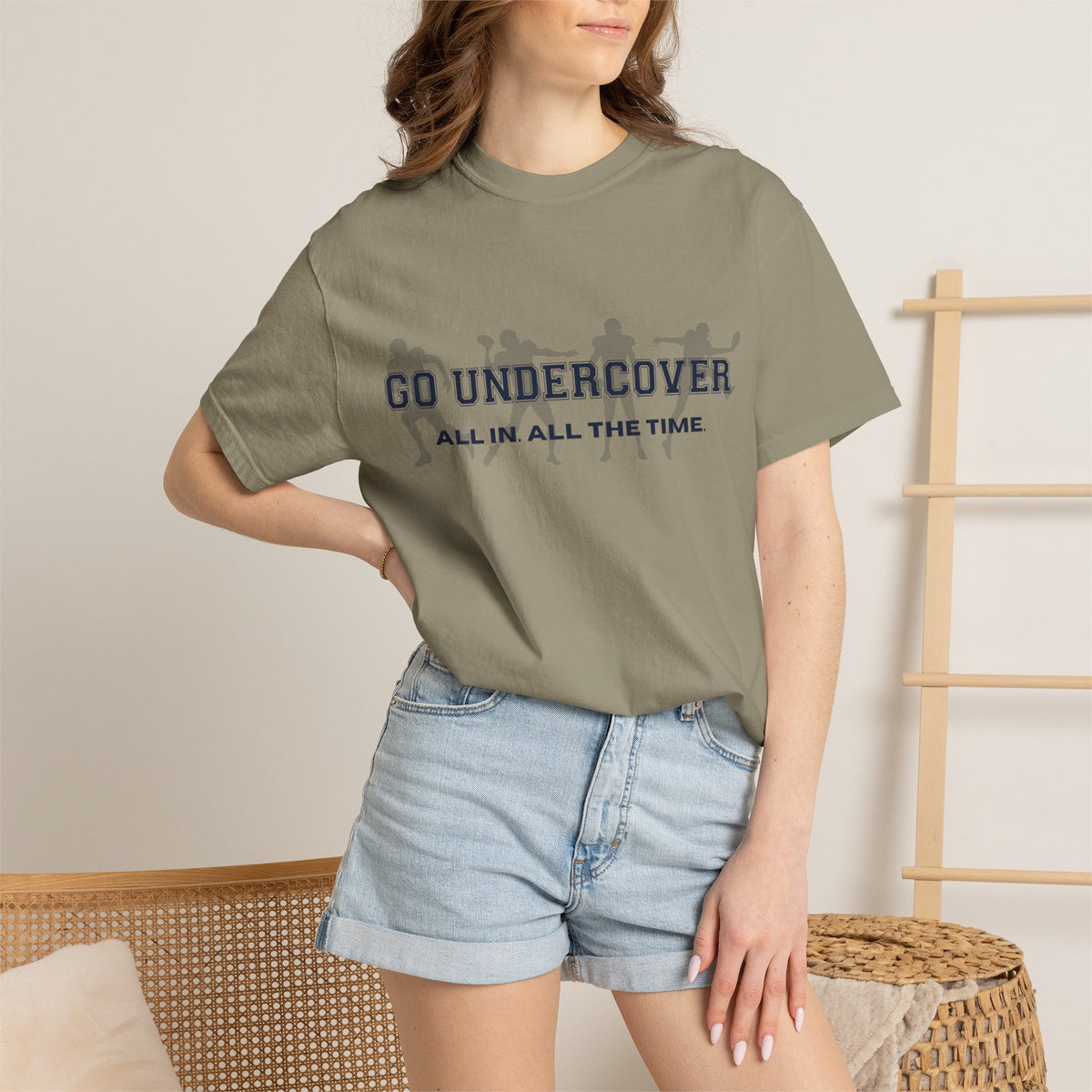 Go Undercover "All In All The Time" Comfort Colors Crew Tshirt
