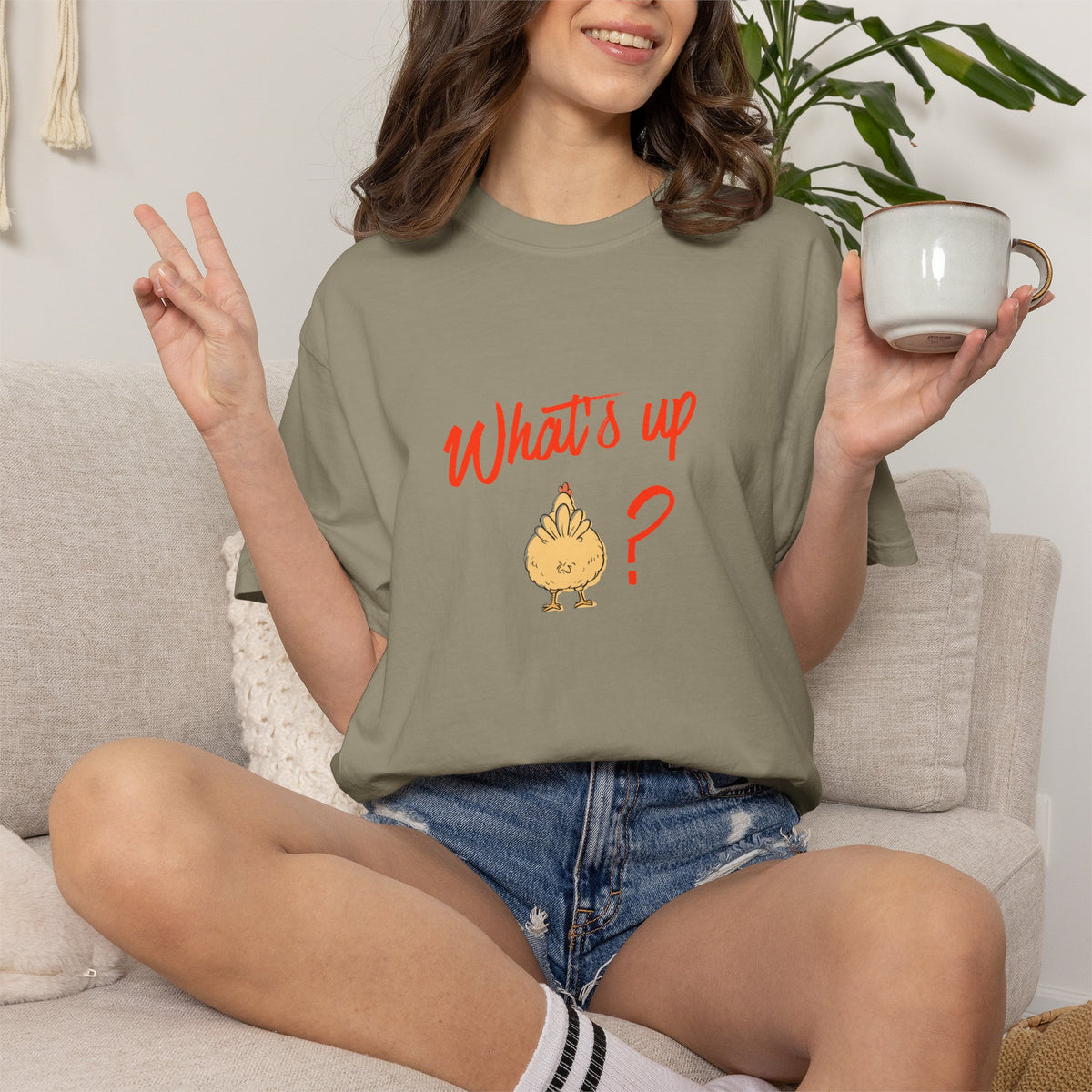 What's Up Chicken Butt T-Shirt