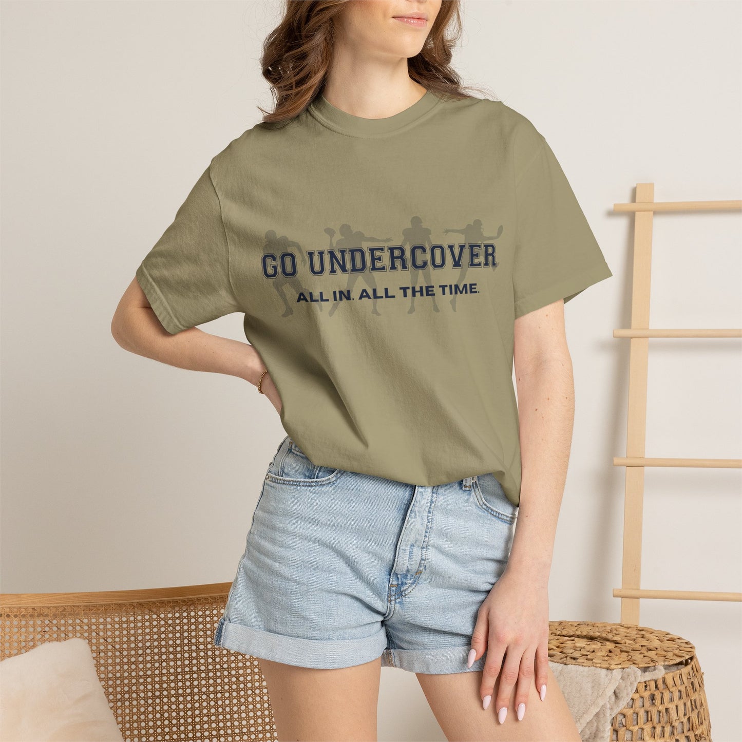 Go Undercover "All In All The Time" Comfort Colors Crew Tshirt